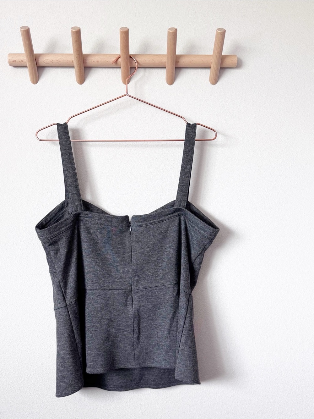 CAbi Charcoal Gray Over the Moon Sweetheart Tank Top - Picture 8 of 10